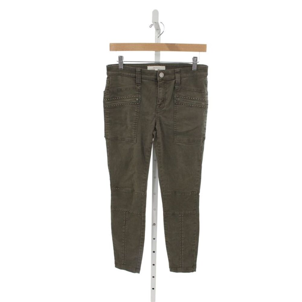 Joie Womens Skinny High Rise Green Cotton Jeans Size 27